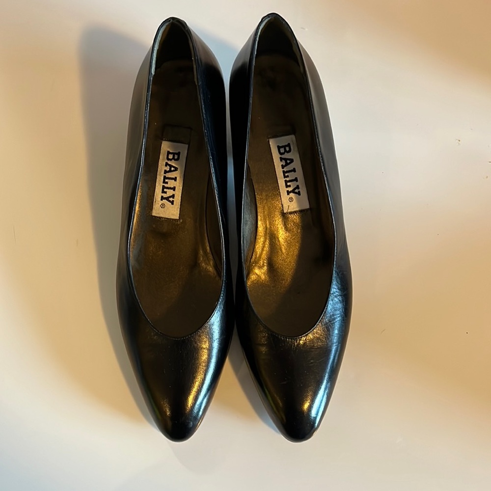 Bally Vintage Black Heels